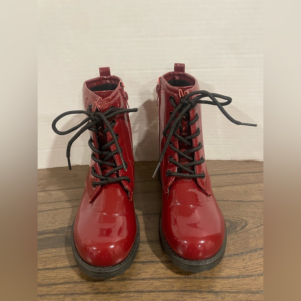 Lucky Top Boots Size 1 Girls Youth Leather Zipper